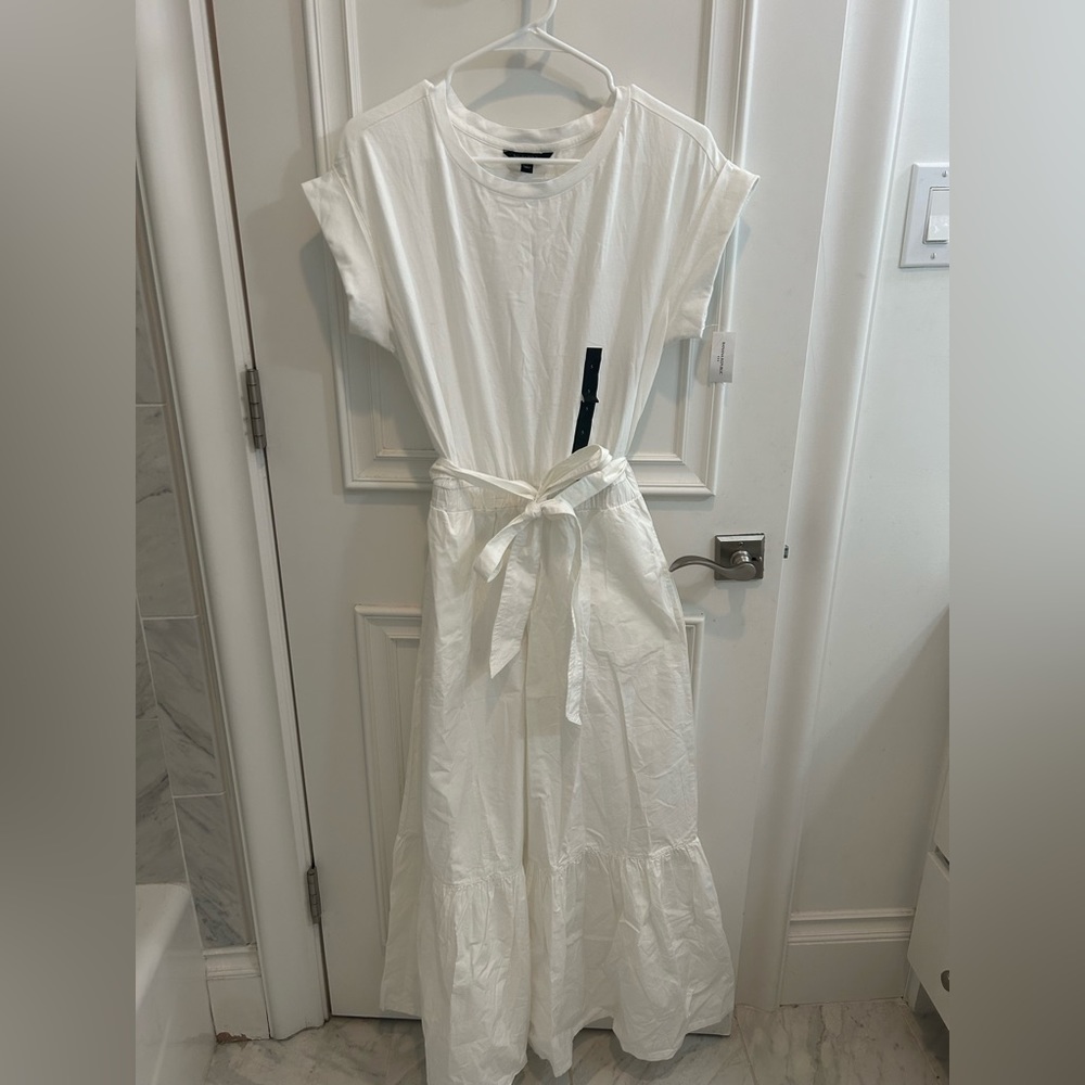 NEW WITH TAGS. Banana Republic long white dress